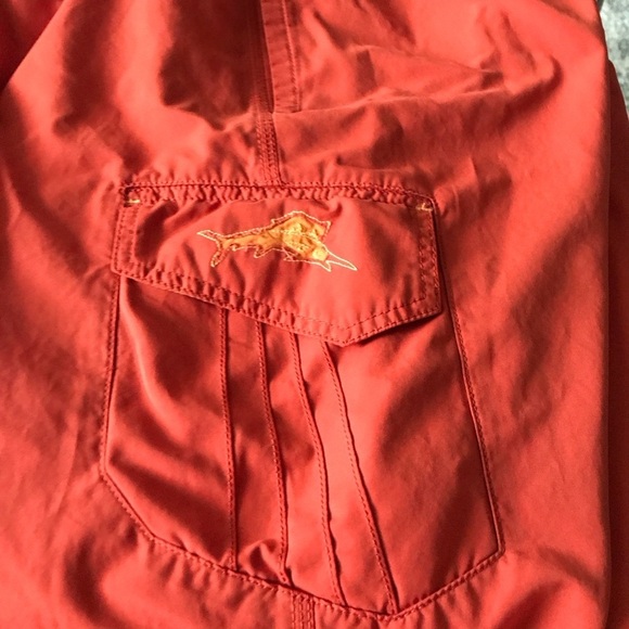Tommy Bahama board shorts size 36 front pockets and 1 side Velcro pocket - Picture 4 of 9